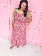 Jincy's Women's Boutique Spring Styles Pink floral two piece set