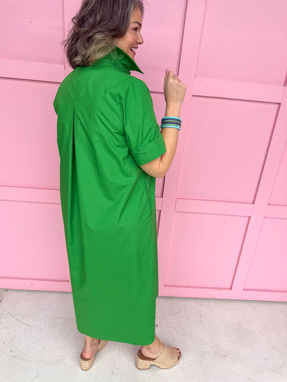 Picture Perfect Dress - Green
