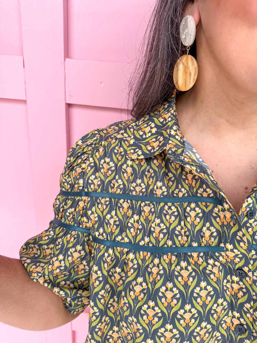 Blooms On Repeat Top