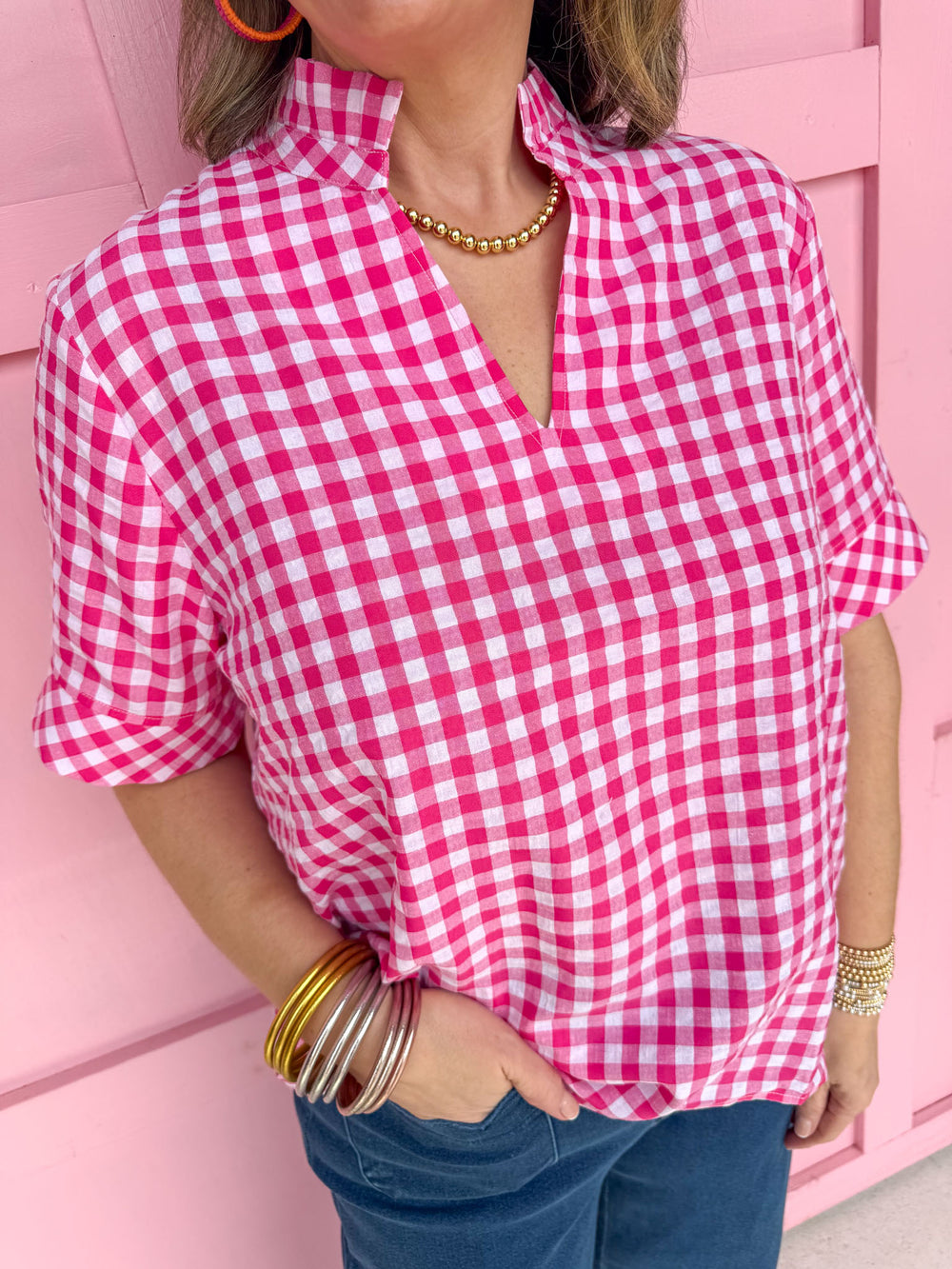 Sweet & Charming Top - Hot Pink