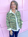 Jincy's Women's Boutique Duck & Camo  Green Camo Jean Jacket