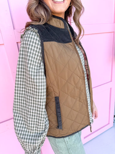 Jincy's Women's Boutique Duck & Camo Plus Size Decoy womens quilted vest