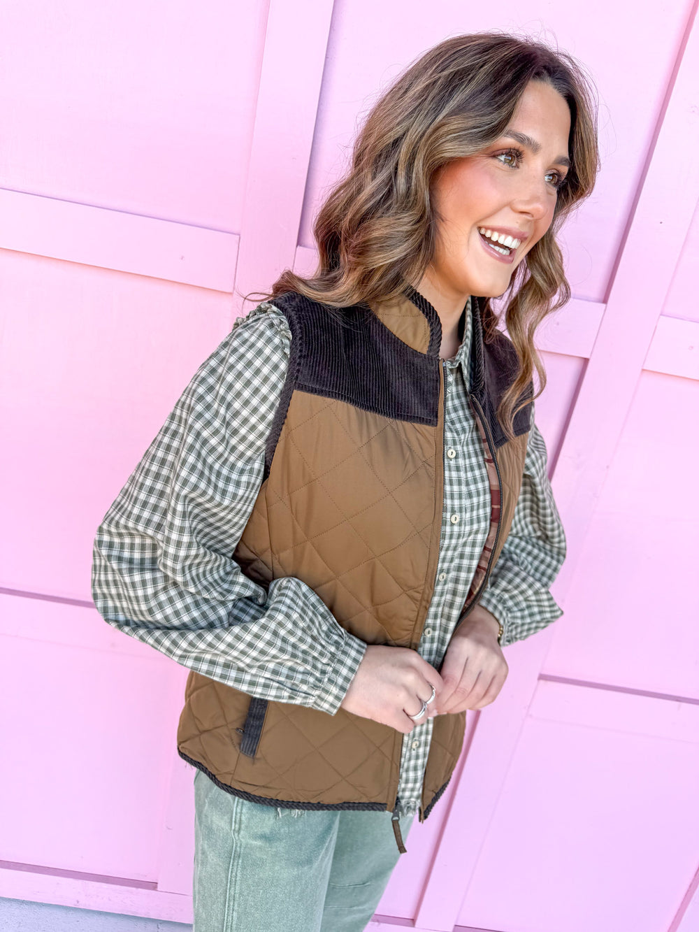 Jincy's Women's Boutique Duck & Camo Plus Size Decoy womens quilted vest