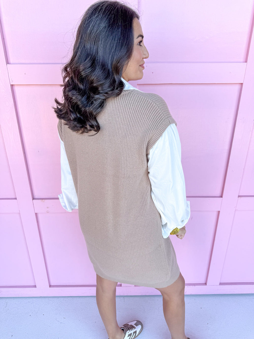 Jincy's Women's Boutique Duck & Camo Sweater vest shirt dress