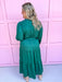 Jincy's Women's Boutique Mary Square Gracelyn Dress Aventurine Green Plus Size