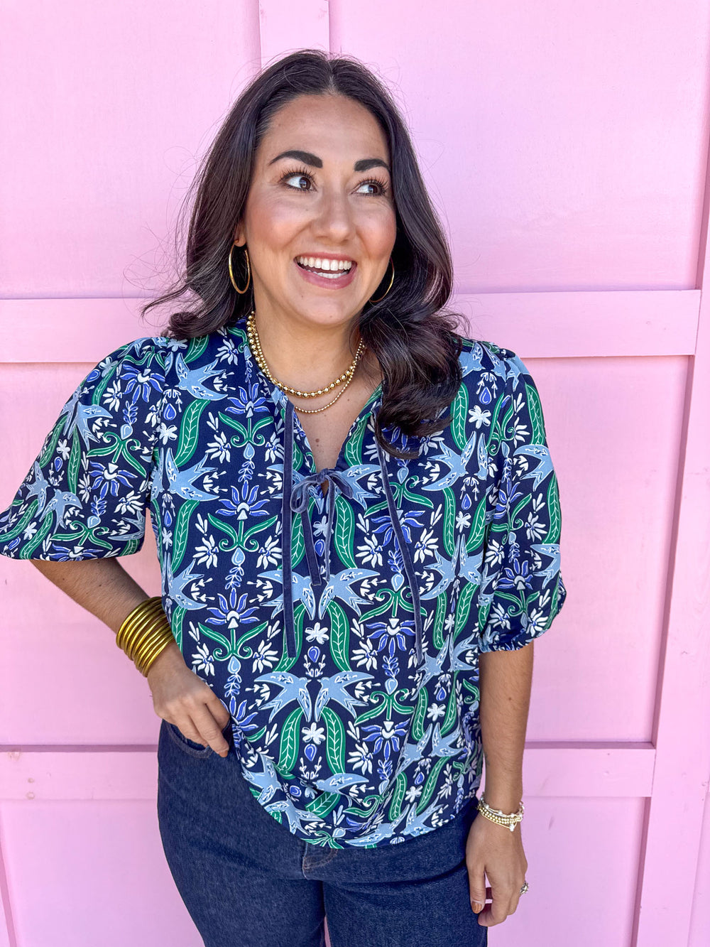 Jincy's Women's Boutique Mary Square Ren Top Gossamer Wings Plus Size