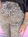 Jincy's Womens Boutique Cello leopard Dad jeans
