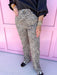 Jincy's Womens Boutique Cello leopard Dad jeans