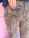 Jincy Womens boutique clothing Cello leopard wide leg jeans
