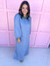womens boutique dress denim blue comfy jincy's 