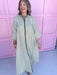 womens boutique striped dress loose fit button front pockets jincy's