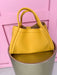 Jincy's Women's Boutique yellow Handbag Pebble Leather