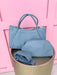 Jincy's Women's Boutique Chartreuse Handbag Pebble Leather
