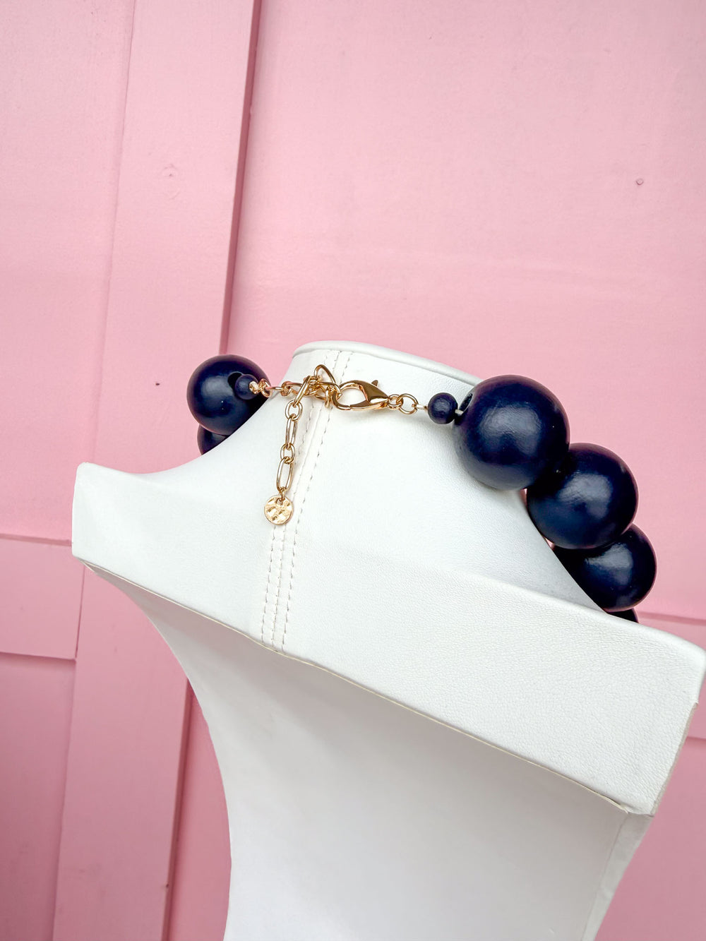 Bold Beauty Necklace - Navy