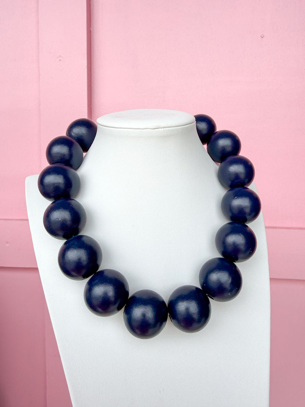 Bold Beauty Necklace - Navy