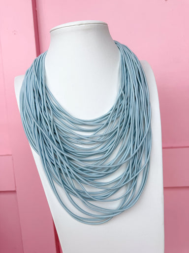 Jincy's Women's Boutique Sky Blue Layered Necklace