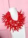 Jincy's Women's Boutique Red Coral Layered Necklace