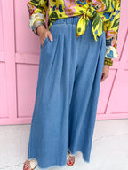 Chambray Charm Pants