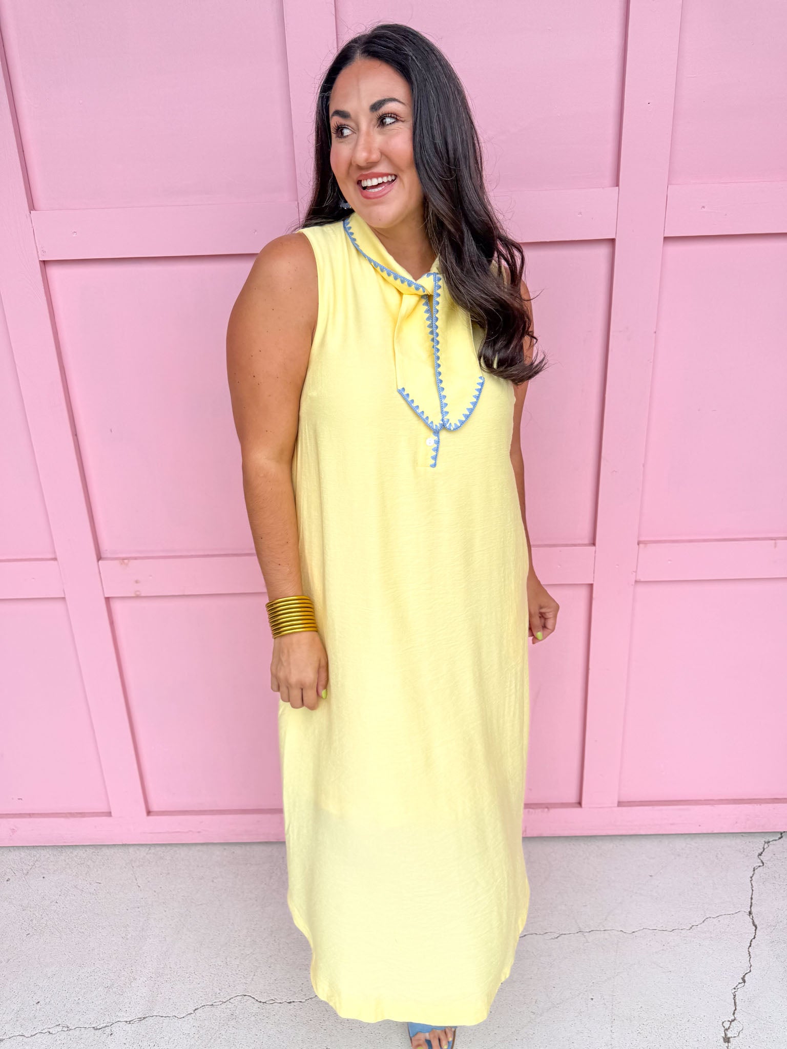 Sweet Escape Dress - Lemon