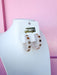 Jincy's Womens Boutique Everyday earrings white marble hoop earrings