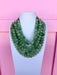 Jincy's Womens Boutique  green marble beaded multi strand necklace with magnetic closure
