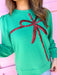 Jincy's Women's Boutique Mary Square Kelly Sweatshirt with bow plus size