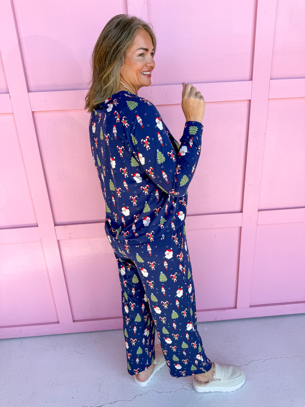 Mary Square | Annie Pajama Set - Peppermint Pine christmas womens boutique jincy's