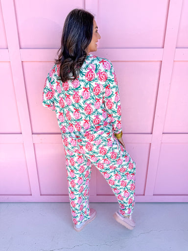 Mary Square Annie Pajama Set Sleigh All Day womens boutique christmas jincy's