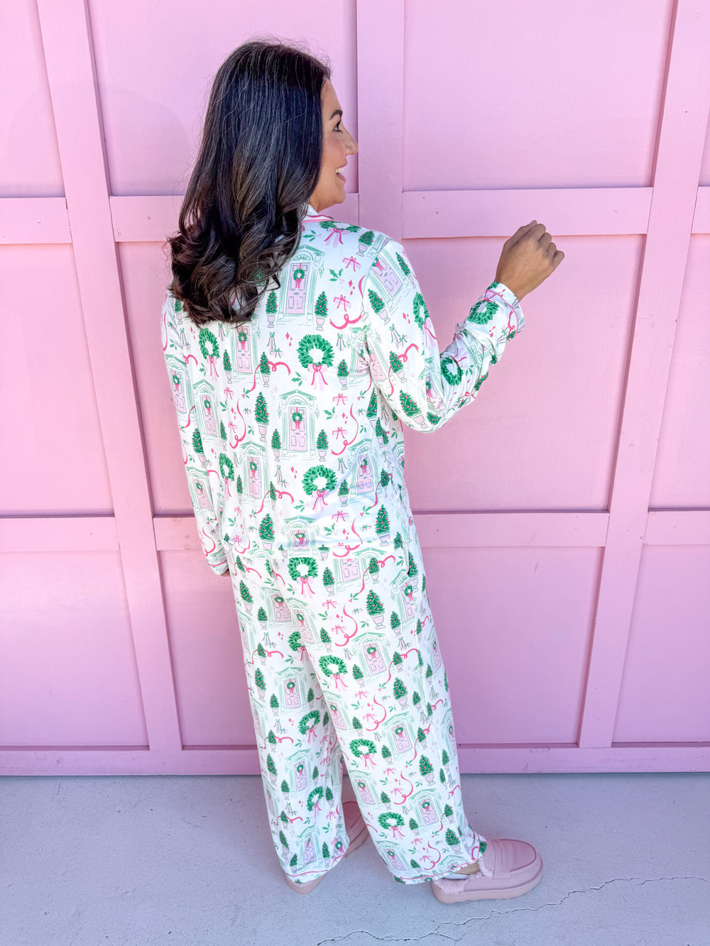 Mary Square Charlotte Pajama Set Home For Christmas womens boutique jincy's