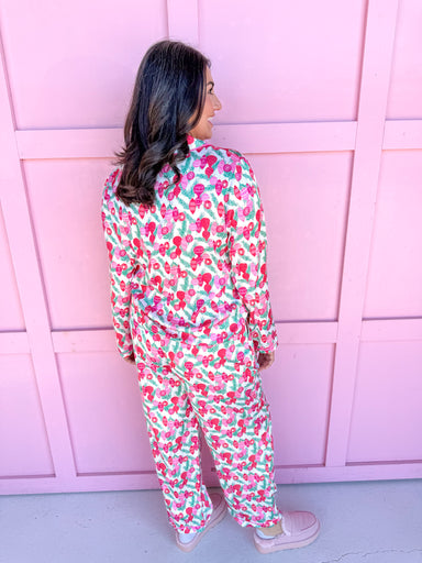 Mary Square Charlotte Pajama Set Trim The Tree christmas womens boutique jincy's 