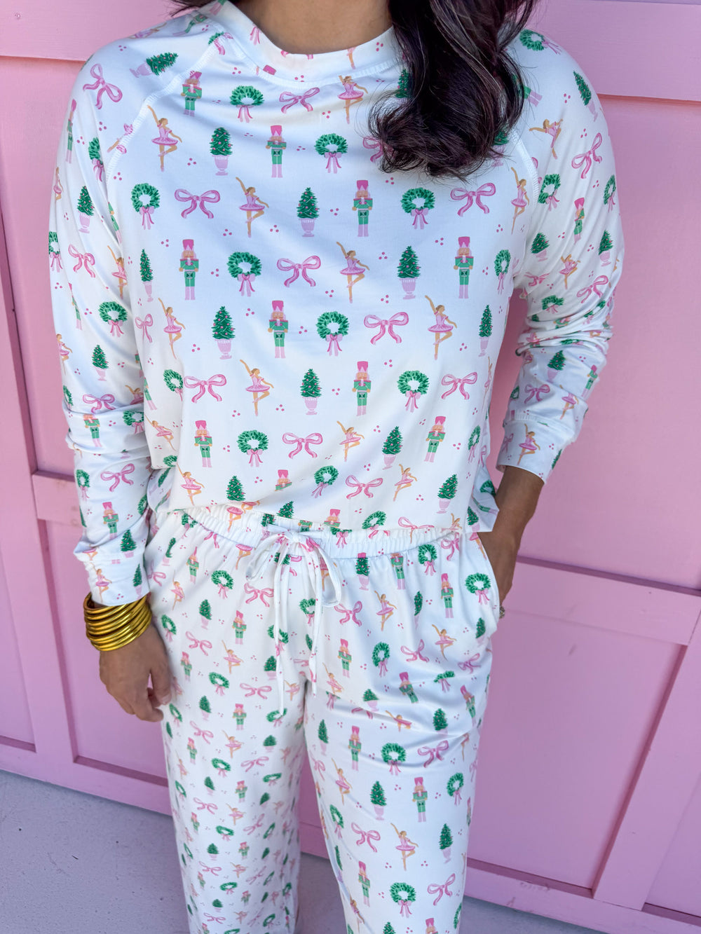 Mary Square Annie Pajama Set Sugar Plum Dreams womens boutique christmas jincy's 