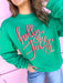 Jincy's Women's Boutique Holly Jolly green sweatshirt  Plus Size