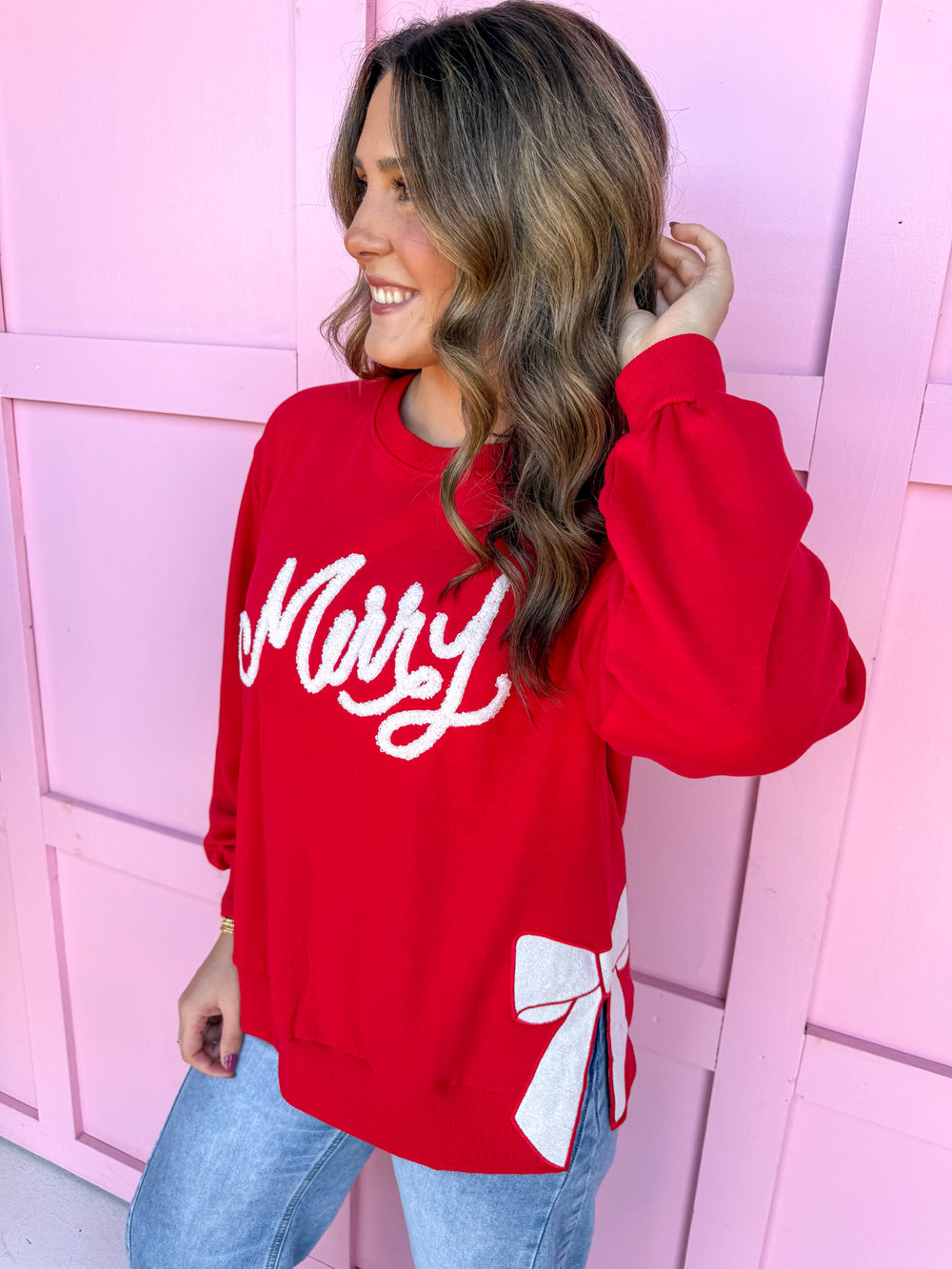 Mary Square | Lakelyn Sweatshirt - Merry Bow