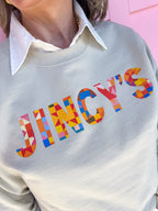 Jincy's Custom Quilt Sweatshirt