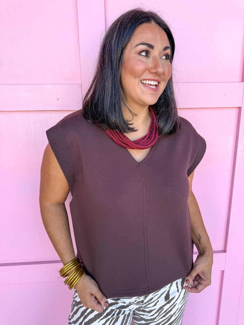 Tried & True Top - Brown