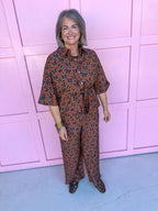 Fierce Favorite Leopard Pants - Brown