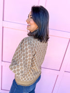 Little Details Polka Dot Top - Mocha