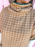 Hint of Houndstooth Poncho