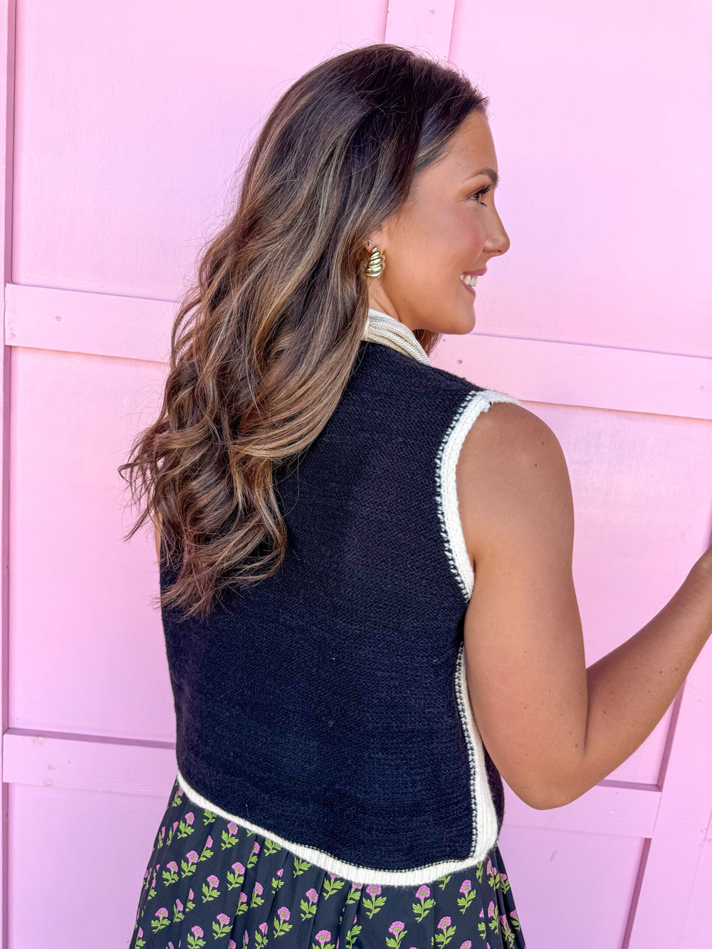 womens boutique top mock neck knit sleeveless jincy's