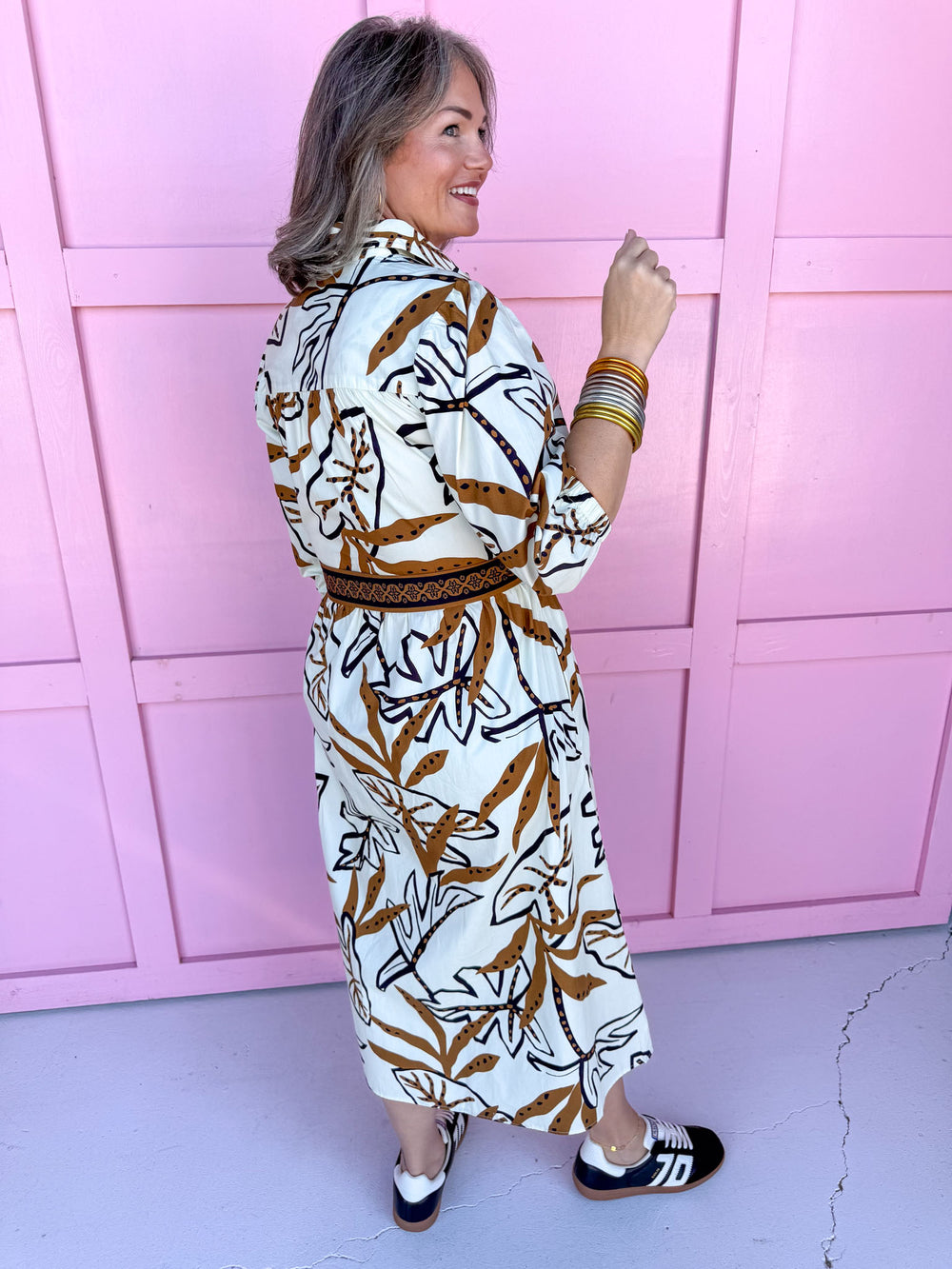 Jincy's Boutique Clothing Women's Neutral Midi dress plus