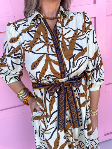 Jincy's Boutique Clothing Women's Neutral Midi dress plus