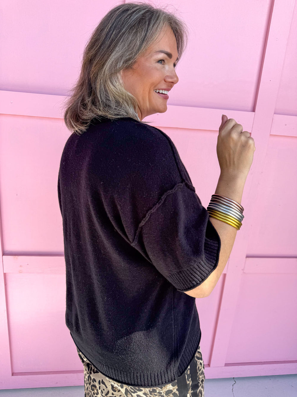 The Standard Knit Top - Black