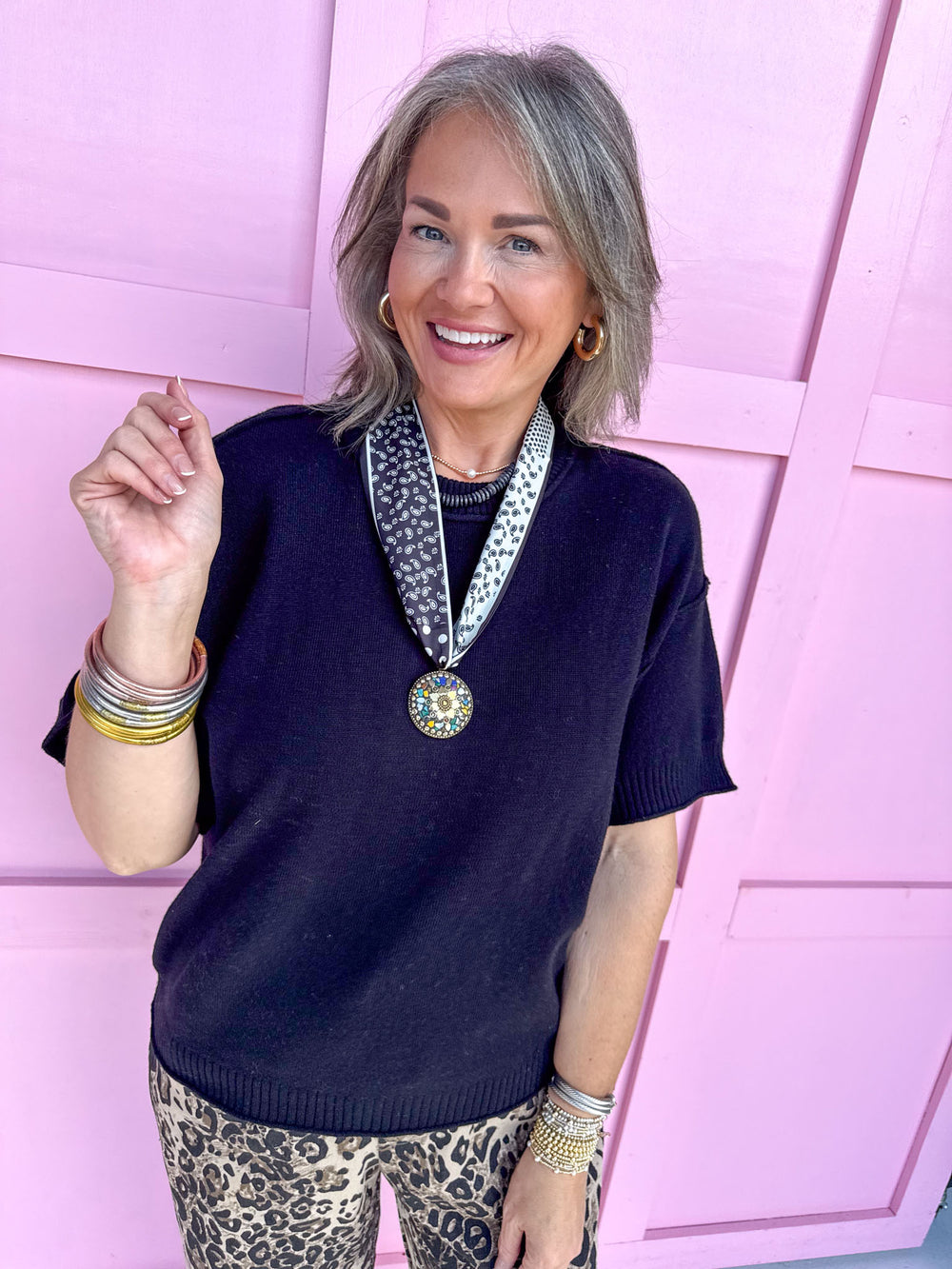 The Standard Knit Top - Black