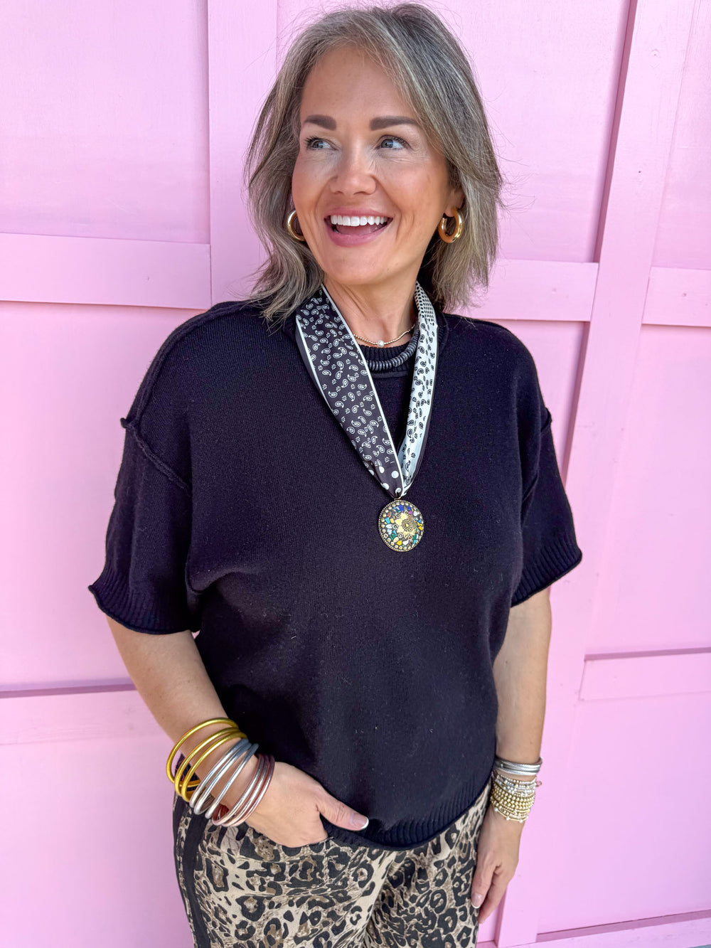 The Standard Knit Top - Black