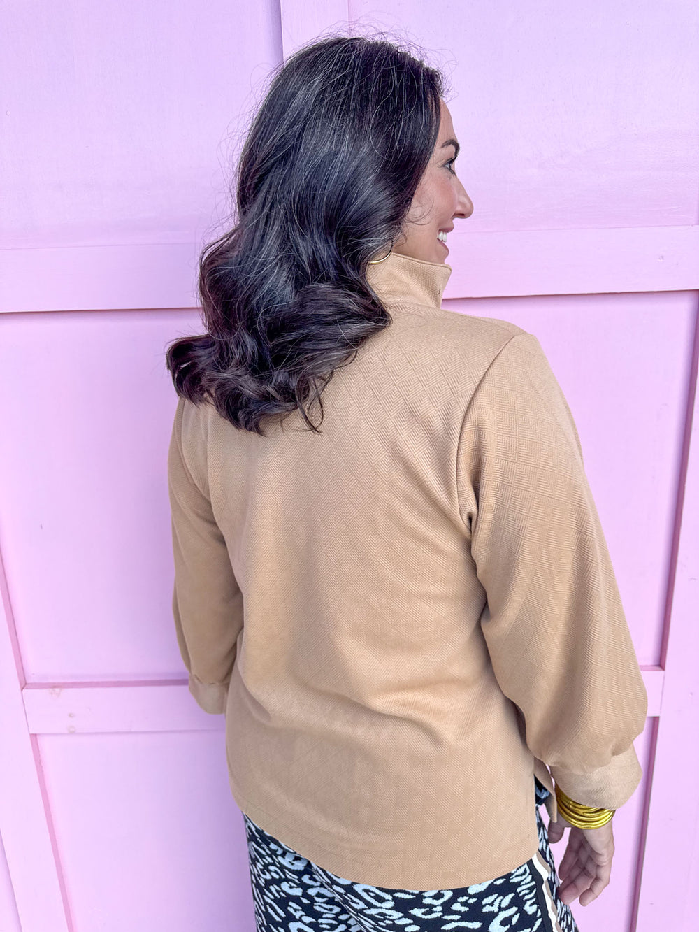 Mary Square | Jocelyn Top - Latte