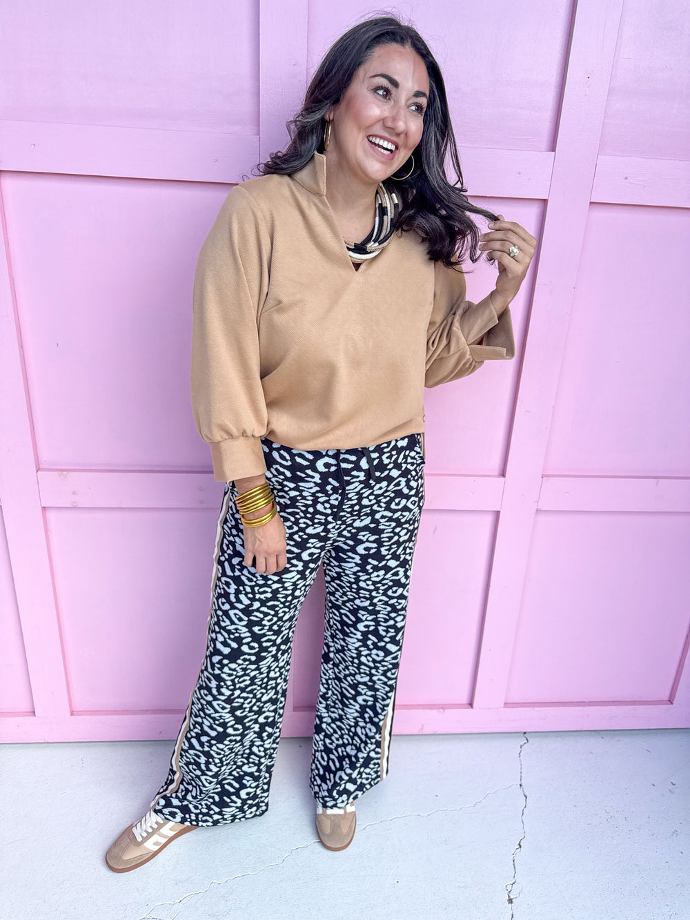 Mary Square | Jocelyn Top - Latte