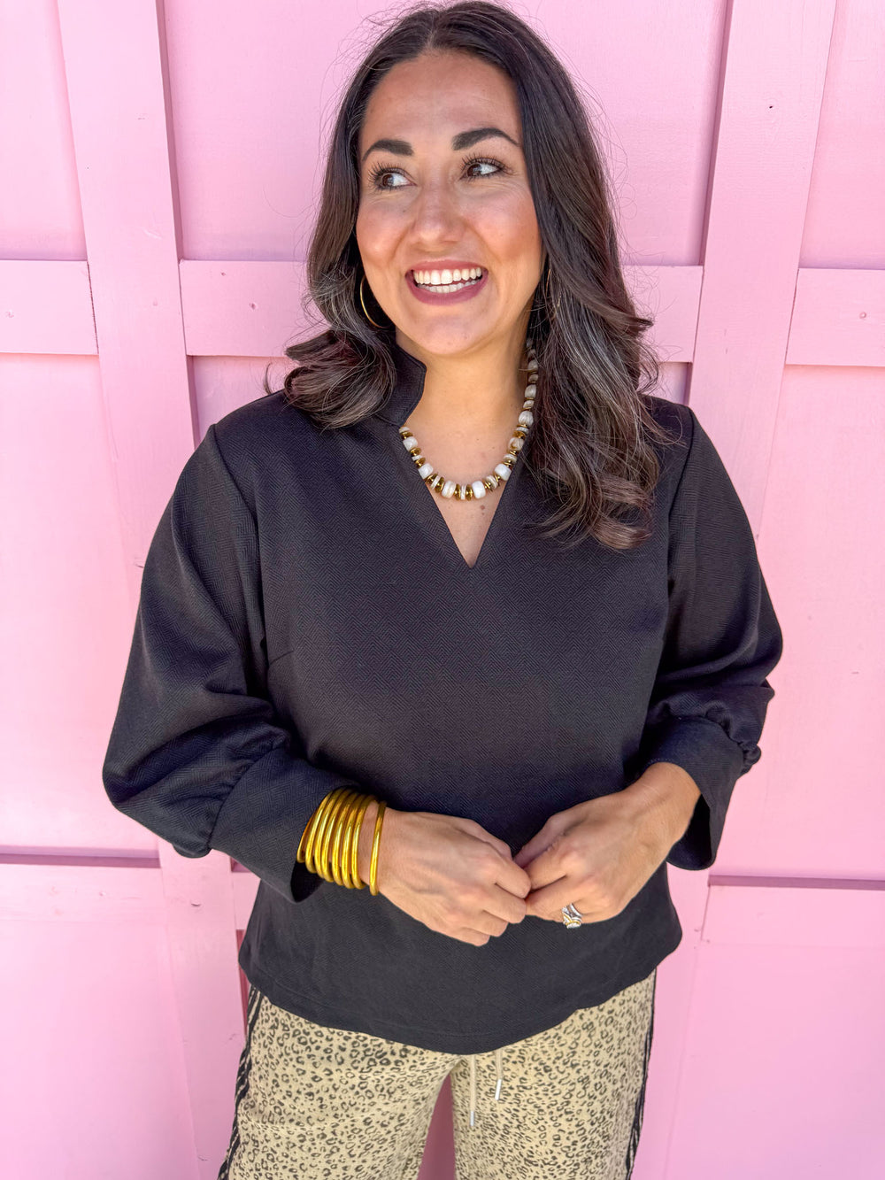 Mary Square | Jocelyn Top - Black