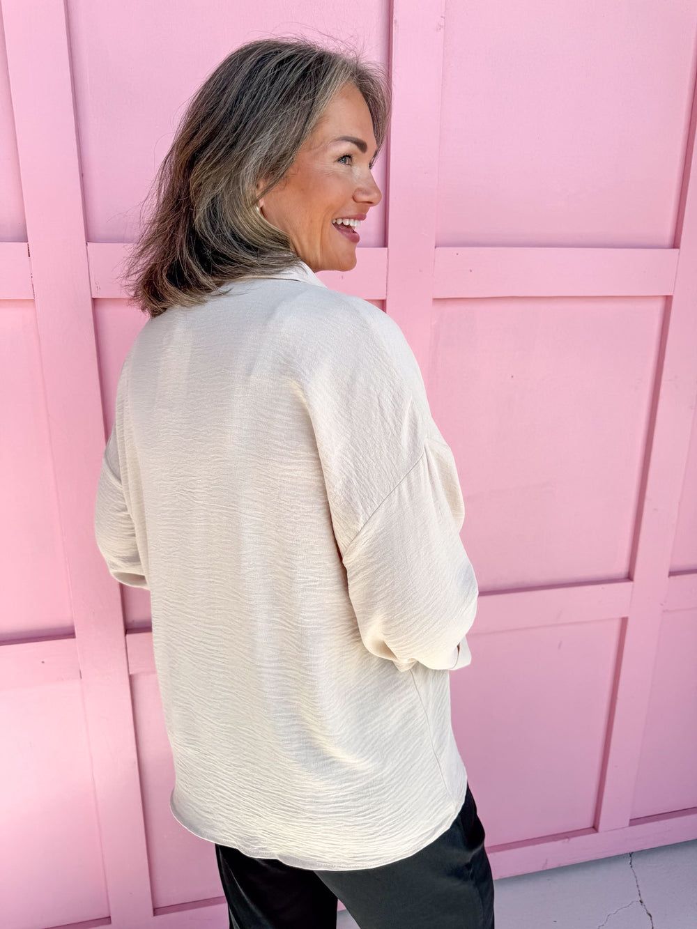 Gracefully Yours Top - Oatmeal