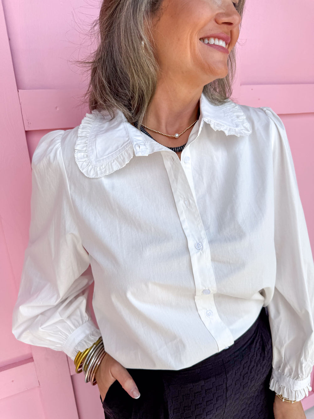 Keepin' It Classy Top - White