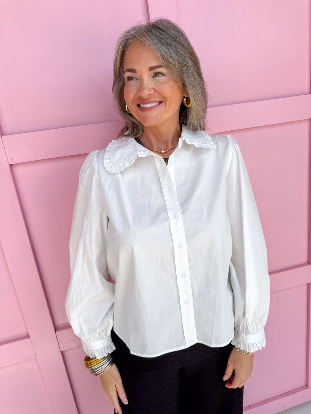 Keepin' It Classy Top - White